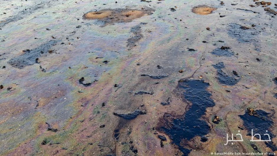 Oil Spill from Tankers in the Strait of Hormuz Harms the Persian Gulf