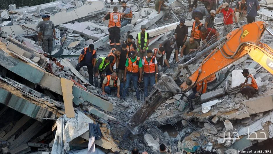 Building Collapse in Gaza Claims at Least 20 Lives