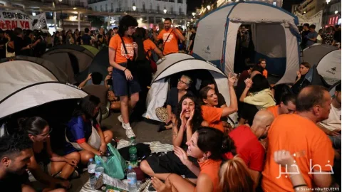 Thousands protest in Madrid against housing crisis