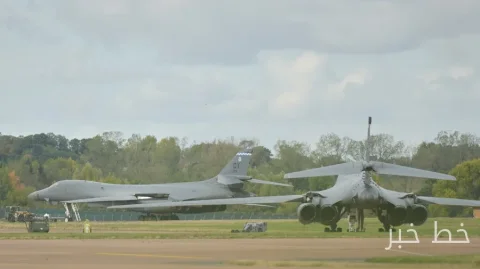 پنتاگون ۱۲ بمب‌افکن B-1 را از پایگاه RAF Fairford بریتانیا خارج کرد