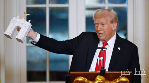 Der endgültige Entwurf des Triumphbogens von Trump ohne militärische Merkmale präsentiert
