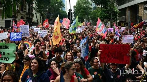Students in Brazil Protest Against Bolsonaro
